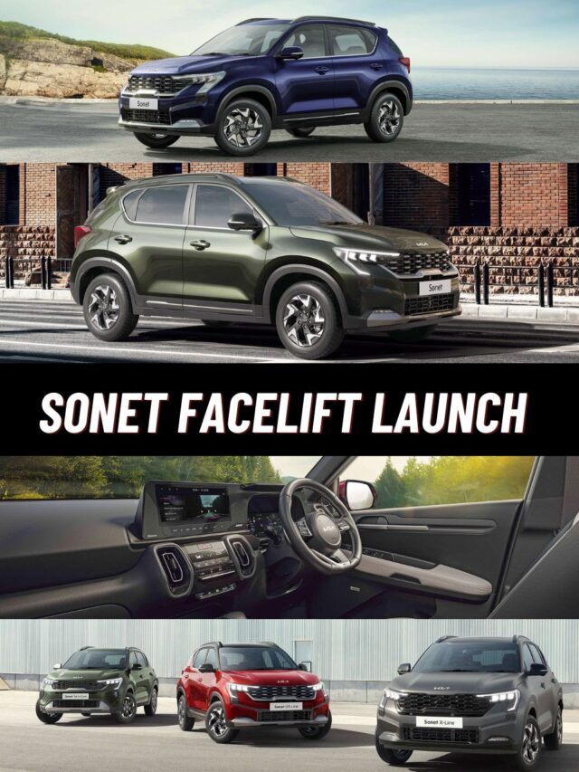 New Kia Sonet Facelift Launch – Interior & Exterior Photos